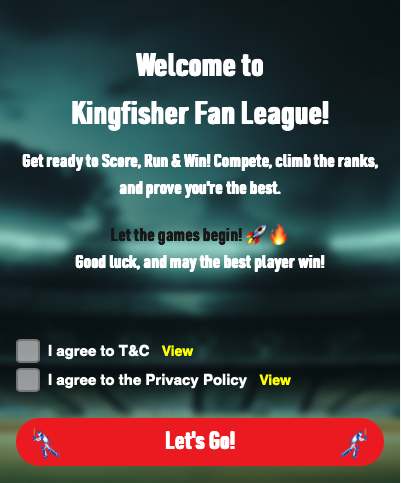 Kingfisher Fan Club Contest: Play & Win Speaker Bottle, Bat Ball, Match Tickets